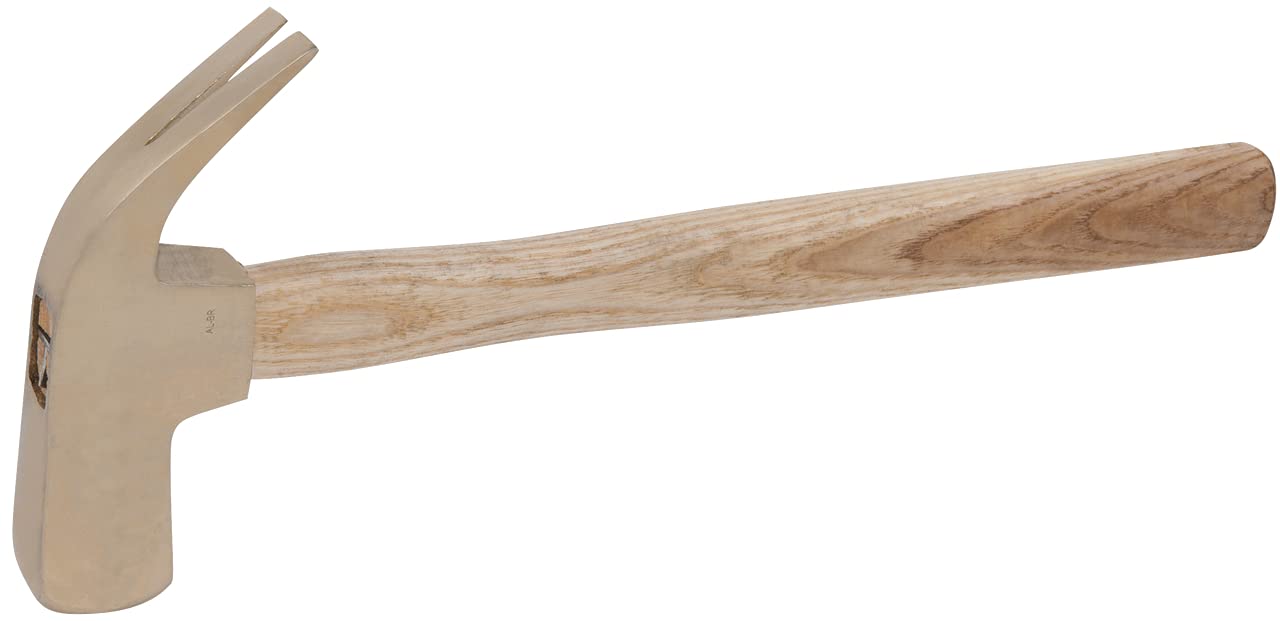 KS Tools 963.2151 BRONZEplus Martello per carpentieri 400 g, con manico in Hickory