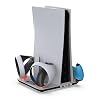 Ps5 Ps5 Slim Pro Glasses Compatible Console Cooling Stand And Gaming Arm Charging Station tp5-3550