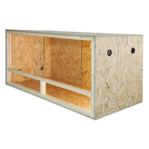 REPITERRA Terrarium Holzterrarium Terrarien Holzterrarien 80x40x40cm // Schlange Aufzuchtterrarium Reptil Cover