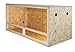 Repiterra Terrario de madera Reptiles Ventilación lateral 100 x 60 x 60 cm, Madera de OSB, montaje sencillo