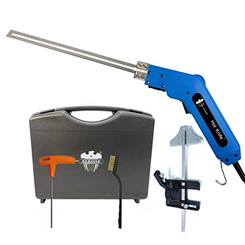 Electric Hot Knife Foam Cutter Electric Carving Knife for Foam Sculpting Cutting Tool Kit with Blade and Accessory KS EAGLE 250W
