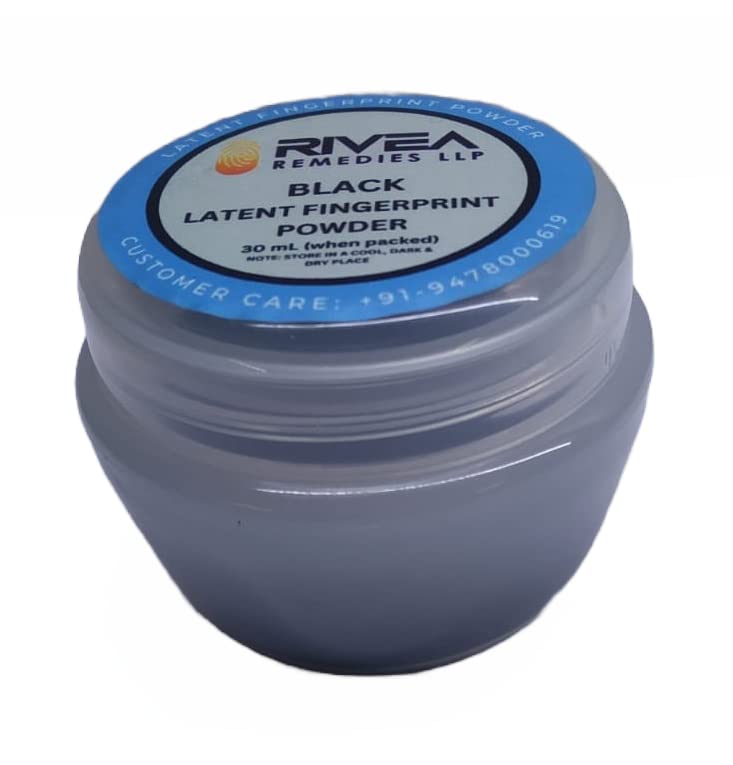 Rivea Remedies Black Fingerprint Powder for Latent Finger printing (30ml per pack) (B0BLNYNF69) Amazon Price History, Amazon Price Tracker