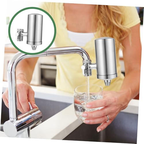 Purificador de agua para grifo de acero inoxidable 304, filtro de cocina con reducción de olor 5
