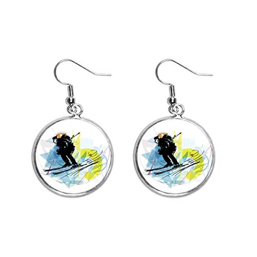 Pendientes de plata de atletas el regalo perfecto para nadadoras y deportistas
