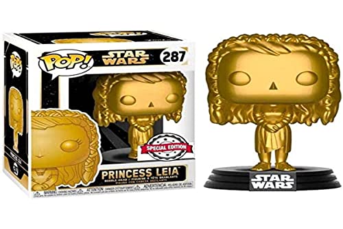 Pop! Star Wars Princess Leia Gold Vinyl Figure #287 Exclusive