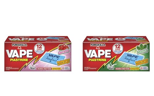 Vape Spirali Antizanzare Profumate - Contro Zanzare Comuni E Tigri - Confezione Da 3