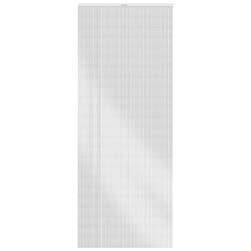 Xterminate Premium Heavy Duty Aluminium Metal Fly Screen Blind, For Doorways, Patio Doors, French Doors, Conservatories, Caravans, Camper-vans, Motorhomes & More, Stops Flies & Flying Insects (Silver)