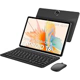 Blackview ZENO5 Android 16 Tablet, 11 Inch Tablet with Keyboard, 32GB RAM 128GB ROM, T7250 Octa-Core, 4G LTE, 8300mAh, for Casual Gaming, Streaming, Creative Projects & 4G Video Calls – Space Grey