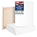 US Art Supply 24 X 36 inch Professional Quality Acid Free Stretched Canvas 6-Pack - 3/4 Profile 12 Ounce Primed Gesso - (1 Full Case of 6 Single Canvases)