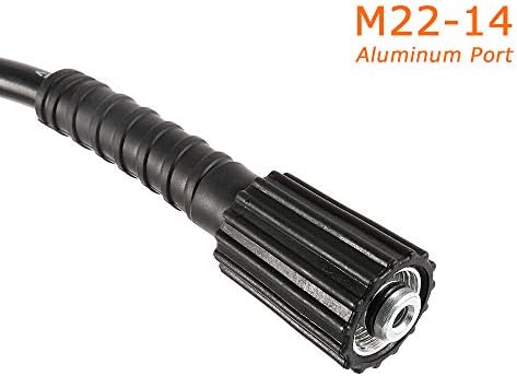 10M High Pressure Washer Hose 32FT Extension Hose Connector Tube Water Pipe Cleaning Replacement for Karcher M22 -14 Screw Threaded Fitting Female Connector