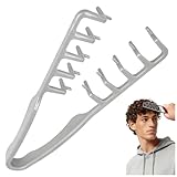 Texture Comb – Wide Tooth Hair Styling Comb for Men & Women (Grey)