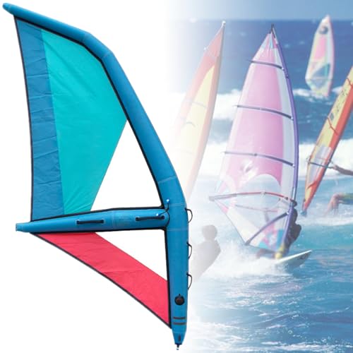 LYDZUSDP Inflatable Windsurfing Sail,Professional Windsurfing Compact Paddleboard Sail,Wind Surfing Kites for Water Sports,4.2?