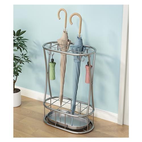 Porte-parapluies avec bac de vidange pour résoudre le problème des sols d'entrée trempés