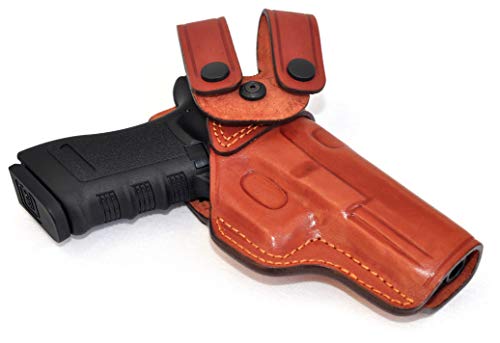 Ottoza Handmade Compatible Leather Gun Holster Glock (17/19/19X/23) Right Handed Glock 19 Holster IWB- Glock 19X Holster IWB - Glock 17 Holster IWB- Glock 23 Holster IWB Full Grain Leather No:263