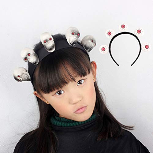 Bonito Ombro 4 pçs Halloween Eyeball Headdress Ball Head Boppers Eyeball Headband Hair Hoop Hair Acc