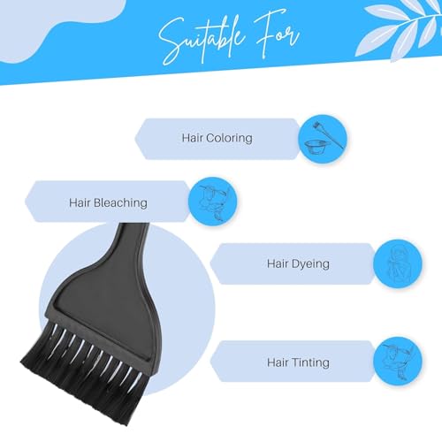 Image of adbeni Hair Colouring Kit | Color Mixing Bowl, Colour Applicator Comb, Haircolour Double-Ended Brush, Haircolor Dye Scissor, Henna Tool Set for Women & Men
