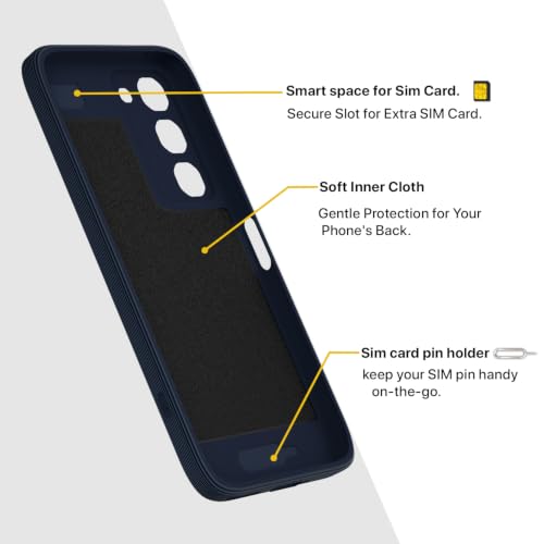 Image of Pikkme Back Cover for Realme P4R 5G Soft Matte Silicone Mag-Safe Design (Mag-Safe Not Support) Camera Protection | Slim Fit Bumper Cover (Blue)