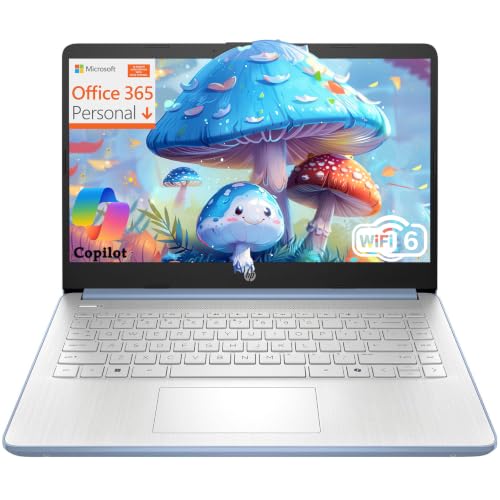 HP Essential Laptop Computer for Student Daily Study, Microsoft Office 365, Intel N150, 4GB RAM,...