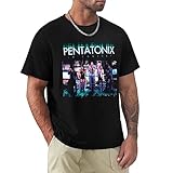 Penta%tonix T Shirt Men's Short Sleeved Casual Graphic Cotton Crew Neck Shirt for Man's 80s 90s Vintage Clothes Tops