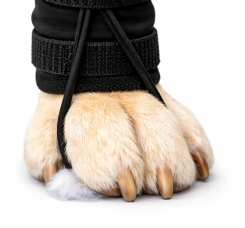 Image of Dog Canine Knuckling Corrector Toe Dragging Brace Wrap for Front or Rear Back Leg Paw (Pack of 2)