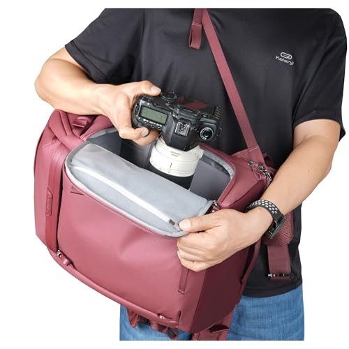 Mochila para cámara VANGUARD VEO Metro B30L 30L Magenta miniatura 5