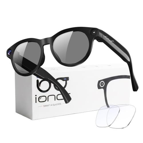 iONCT AI Smart Glasses with Camera, 4K HD Video Recording Sunglasses