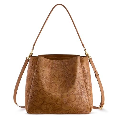 Image of LOVEVOOK Hobo Bag for Women with Three Large Compartments Waterproof Shoulder Handbags Purse for Work Shopping Travel
