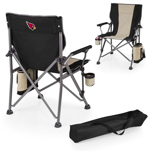 Image of Picnic TIME NFL Unisex-Adult NFL Outlander Folding Camping Chair with Cooler, Heavy Duty Beach Chair
