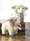 Giftcraft Mini Lamb Polyester Sheep Figurine - Blue