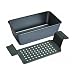 Chicago Metallic Professional Non-Stick 2-Piece Healthy Meatloaf Set, 12.25-Inch-by-5.75-Inch
