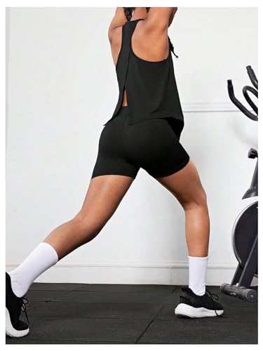 Image of BEAUDRM Girl's 2 Piece Workout Outfits Crop Top and Shorts Athletic Sets | Activewear Sets,Dance Sets,Tumbling Outfits,Hip Hop Dance Outfits,Cheer Practice Outfits for Girls