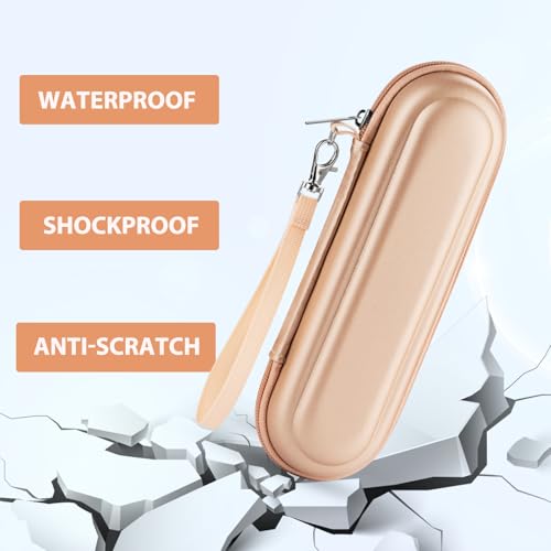 Image of Hard Shell Travel Case for Oral-B /Phlips Sonicare Electric Toothbrush (Gold)