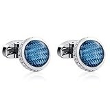 ♥Material: Edelstahl, enthält keine nickel und nicht verblassen. Größe: 1.8x1.8 cm; Gewicht: 24 g;Tolles Accessoire für den Hemd-Outfit, passt ideal zu Hemd, Anzug oder Tuxedo am Hochzeit und Party.