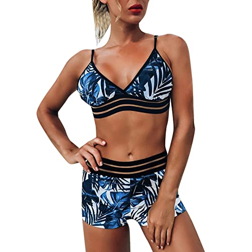 Maillot de bain tankini années 50 deux pièces bikini dos nu S