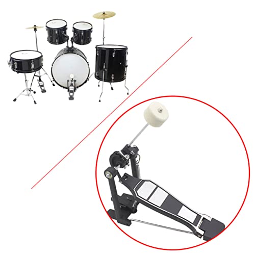 Maza para pedal de bombo con mango de acero inoxidable miniatura 6