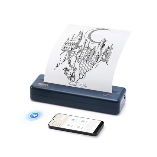 iDPRT Portable-Printer Wireless for Travel, 300DPI Inkless-Thermal-Small-Printers for Home Use, Office, Vehicles, Mobile Bluetooth Printer Supports 8.5" x 11" US Letter, for Smartphone & PC,MT890