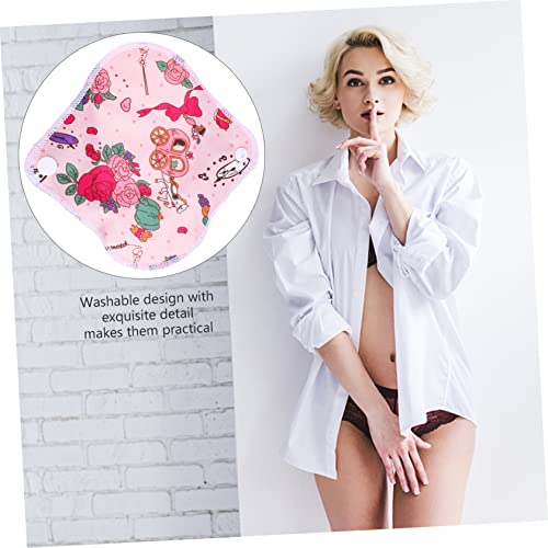 Hemoton 1 Set Pads Bamboo Mama Cloth Bamboo Menstrual Pad Friendly Pregnant Woman Washable Friendly Pads Reusable Menstrual Pads Bamboo Charcoal Fiber Tampon #TOP5