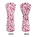 ELEQIN Pink Butterfly Floral Golf Club Head Covers, Driver Golf Head Covers, Spring Summer Fall Winter Sleeve Waterproof Leather Headcovers, Outdoor Sports Accessories, Gift for Women Mother