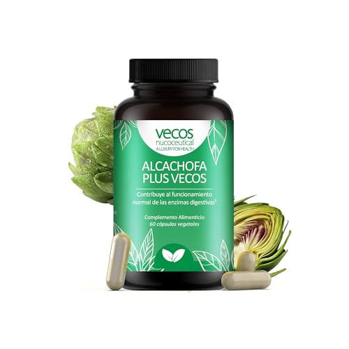 Extracto Seco de Alcachofa - Alcachofa Plus - 60 Cápsulas - Contribuye a Eliminar la Retención de Líquidos - Propiedades Digestivas y Depurativas - Complemento Alimenticio