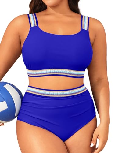 Image of Daci Women's Plus Size High Waisted Bikini Set