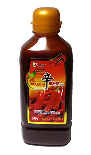 Korean Food_Chungwoo_Capsaicin Sauce_550g_Hot Spicy Dressing for Korean Meal Christmas Gifts