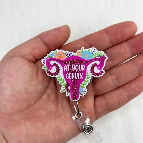 Enrouleur de badge infirmière rétractable avec pince crocodile nylon robuste - 3