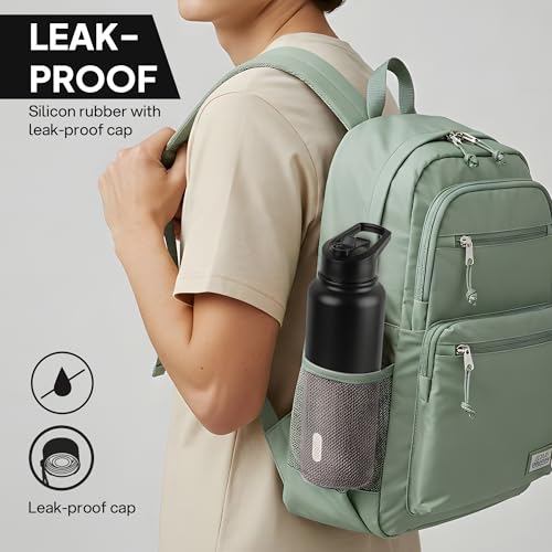 Image of CELLO Puro Steel-X Ultimo 1200 Insulated Water Bottle 970 ml, Black | Fridge Safe PU Insulated Lightweight Slim & Stylish Leakproof Easy to Carry Backpack Water Bottle for Travel Office & Daily Use