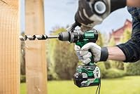 HiKOKI Akku-Bohrschrauber DS36DC, 36V Bohrmaschine, 155 Nm, Brushless, RFC – Ansicht 2