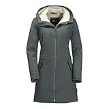 Atmungsaktiv Jack Wolfskin Damen Rocky Point Jacke, greenish grey, XS