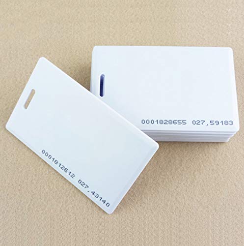 100 unidades EM4100 125 kHz RFID proximidade 1,8 mm espessura cartão de identificação para sistema d