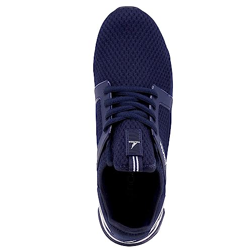 Nautica Men's Casual Lace-Up Fashion Sneakers-Walking Shoes-Lightweight Joggers-Arano-Black Mono4