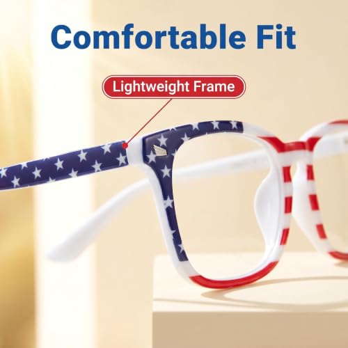 Image of Cyxus Blue Light Glasses Men Women Reduce Eye Strain UV400 Protection 8082 | Eye Protection,Classic Sqaure Frame,Ideal for Computer Screen Office Work Daily Wear