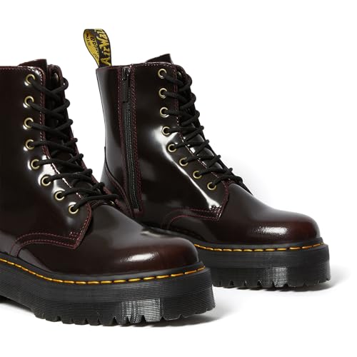 Image of Dr. Martens, Women's Maple Zip Steel Toe Light Industry Boots
