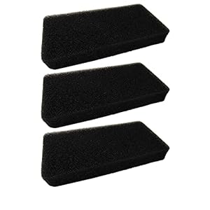 3x Schwammfilter/Schaumstoff-F... für Gorenje D7462 D7565 L D8666N D7465 A++ D9565N Wäschetrockner Wärmepumpentrockner